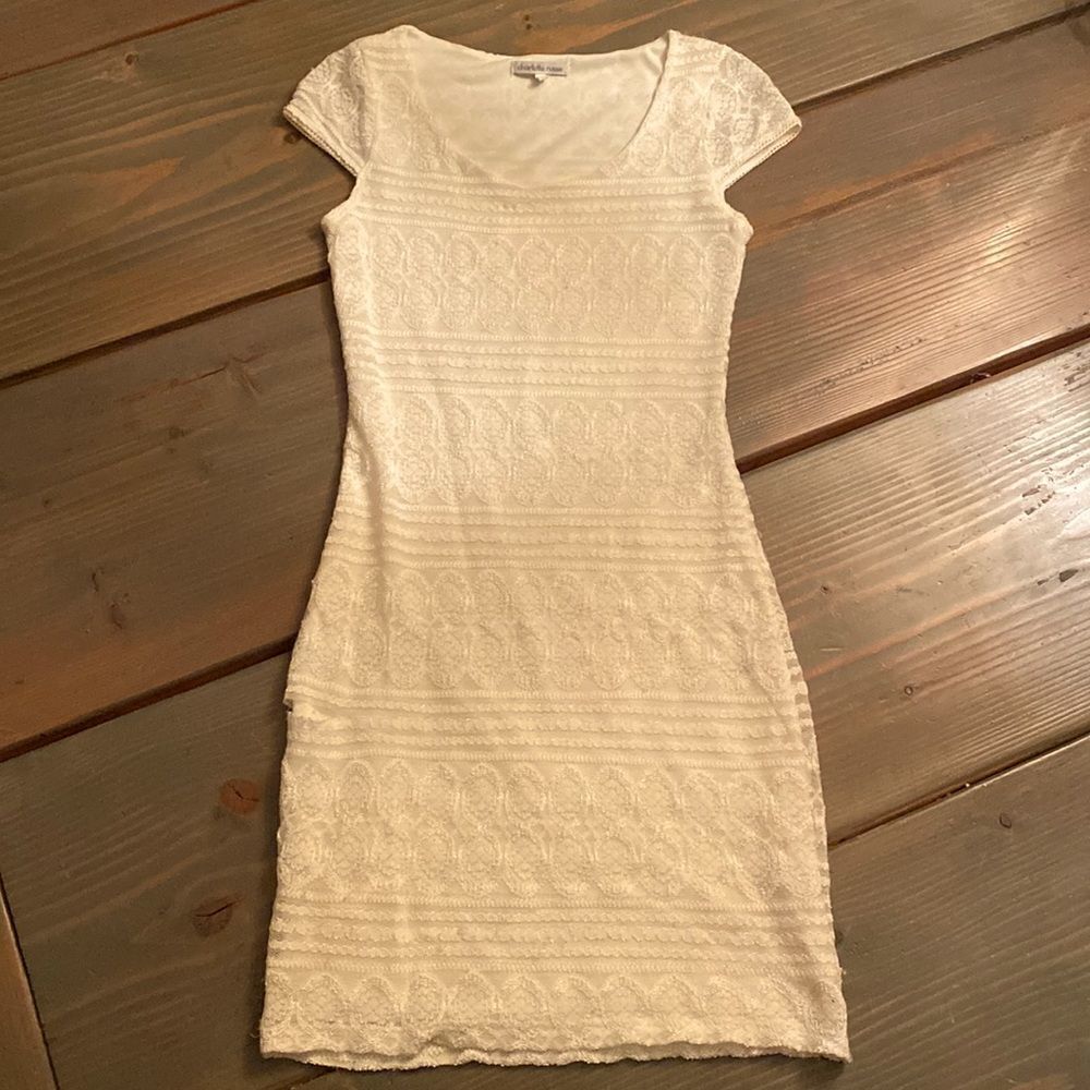 White Form Fitted Sexy Dress